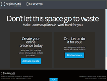 Tablet Screenshot of anatomypilates.ie